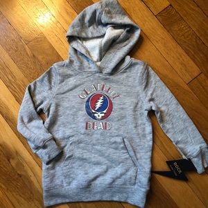 BNWT Toddler Grateful Dead hooded sweatshirt 2T
